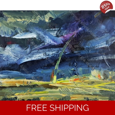 Abstract Rainbow landscape 968